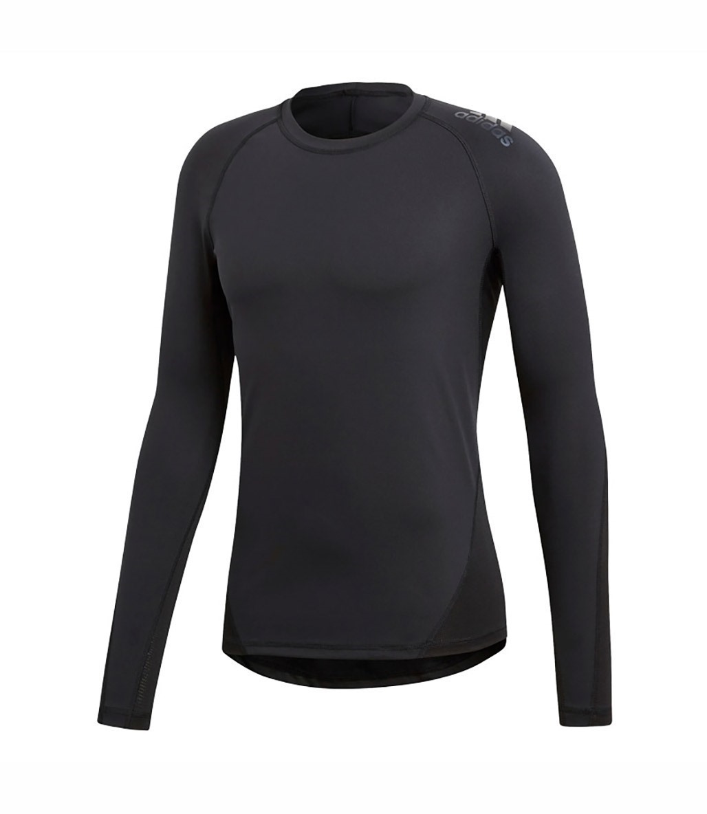 Adidas Alphaskin Sport Uzun Kollu T-Shirt Siyah