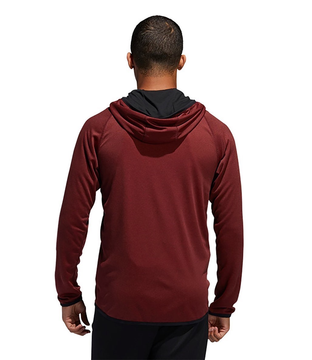 Adidas Freelift Hoodie Fermuarlı Kapüşonlu Sweatshirt Kırmızı