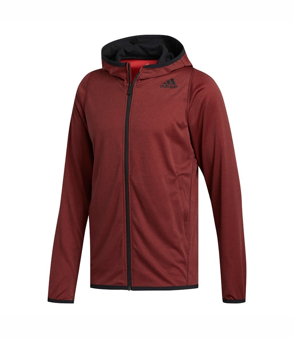 Adidas Freelift Hoodie Fermuarlı Kapüşonlu Sweatshirt Kırmızı