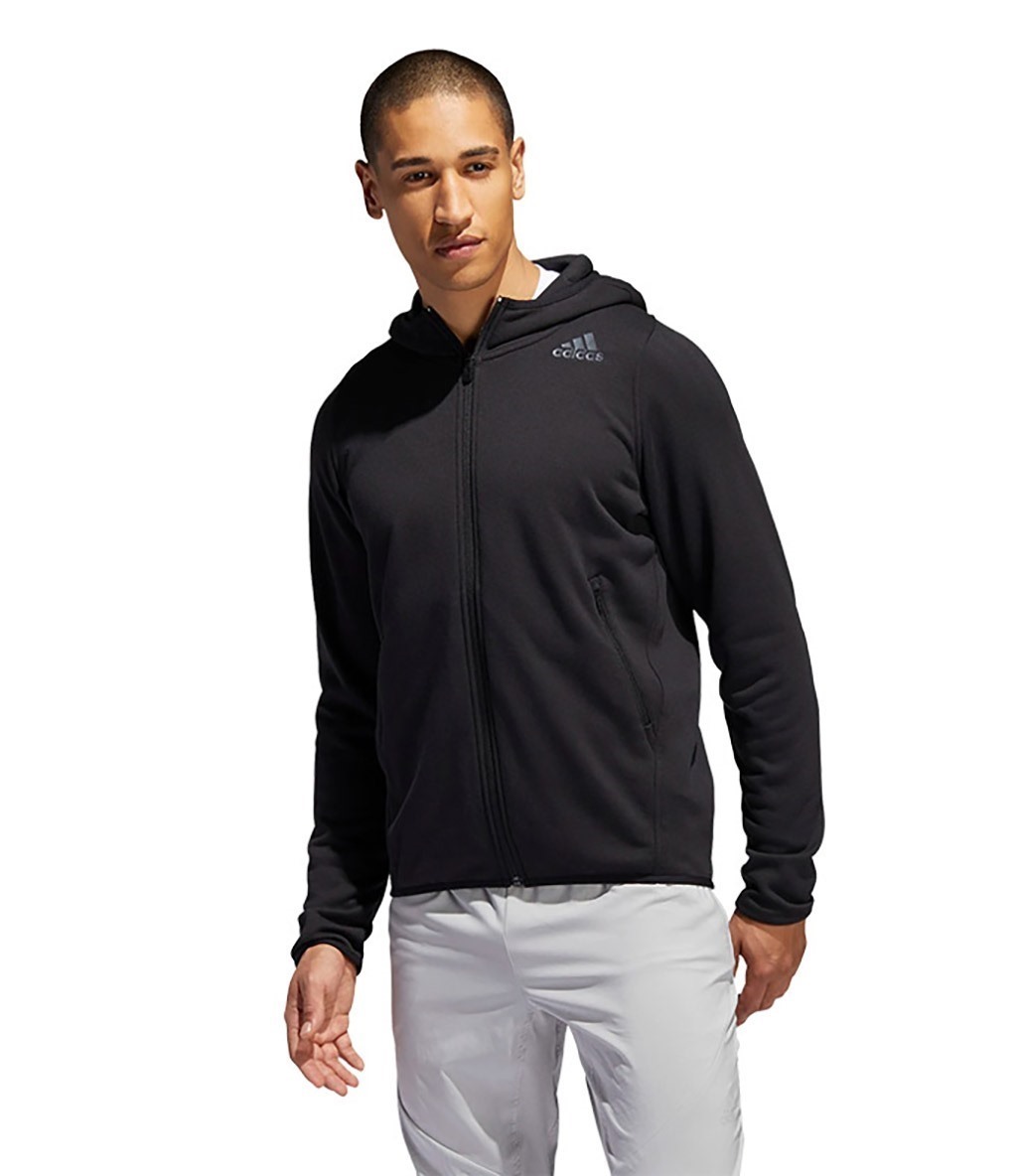Adidas Freelift Prime Hoodie Fermuarlı Kapüşonlu Sweatshirt Siyah
