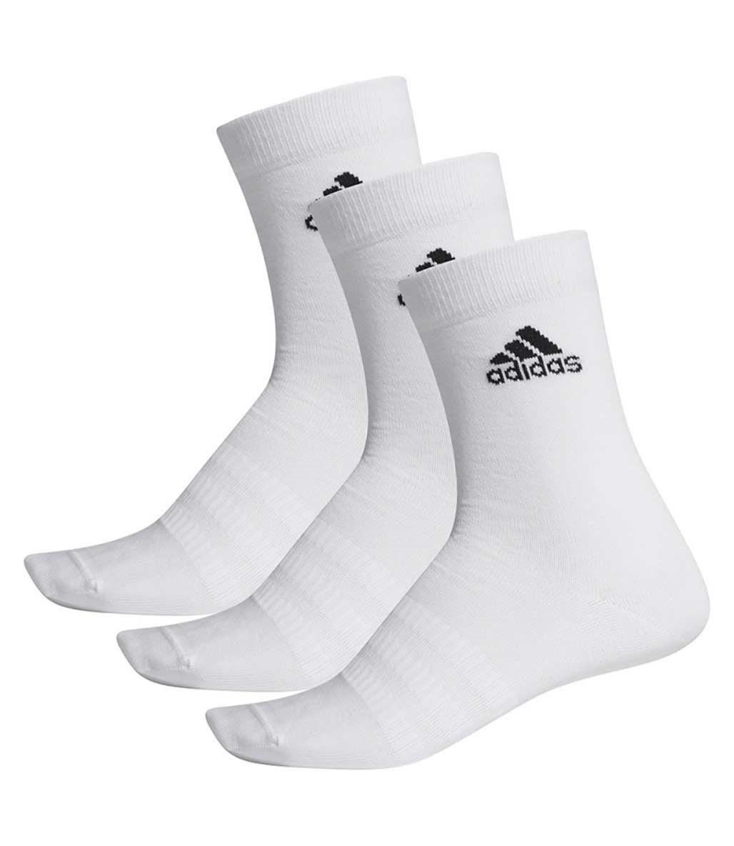 Adidas Light Crew 3'lü Çorap Beyaz