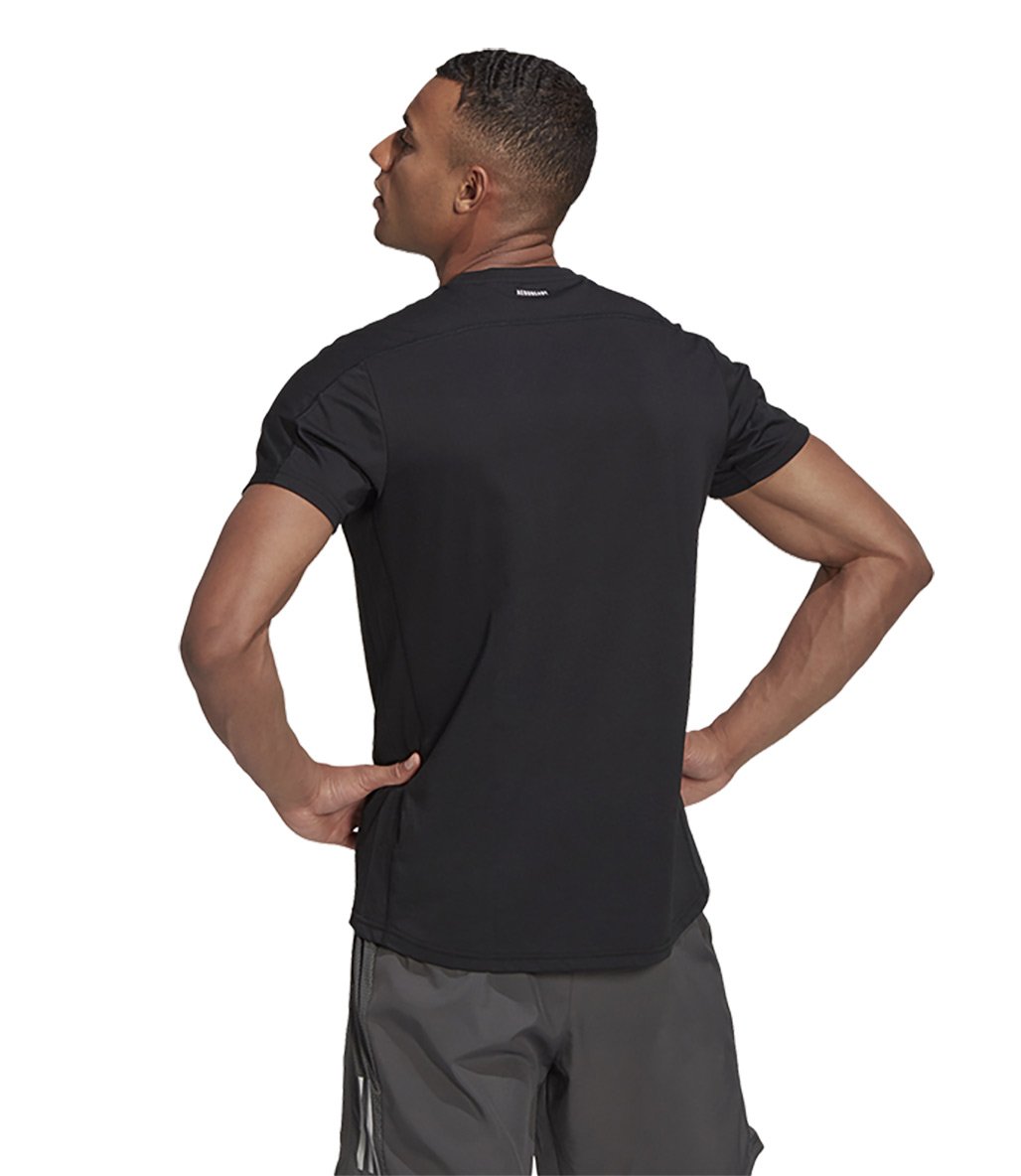 Adidas Run Logo Graphic T-Shirt Siyah