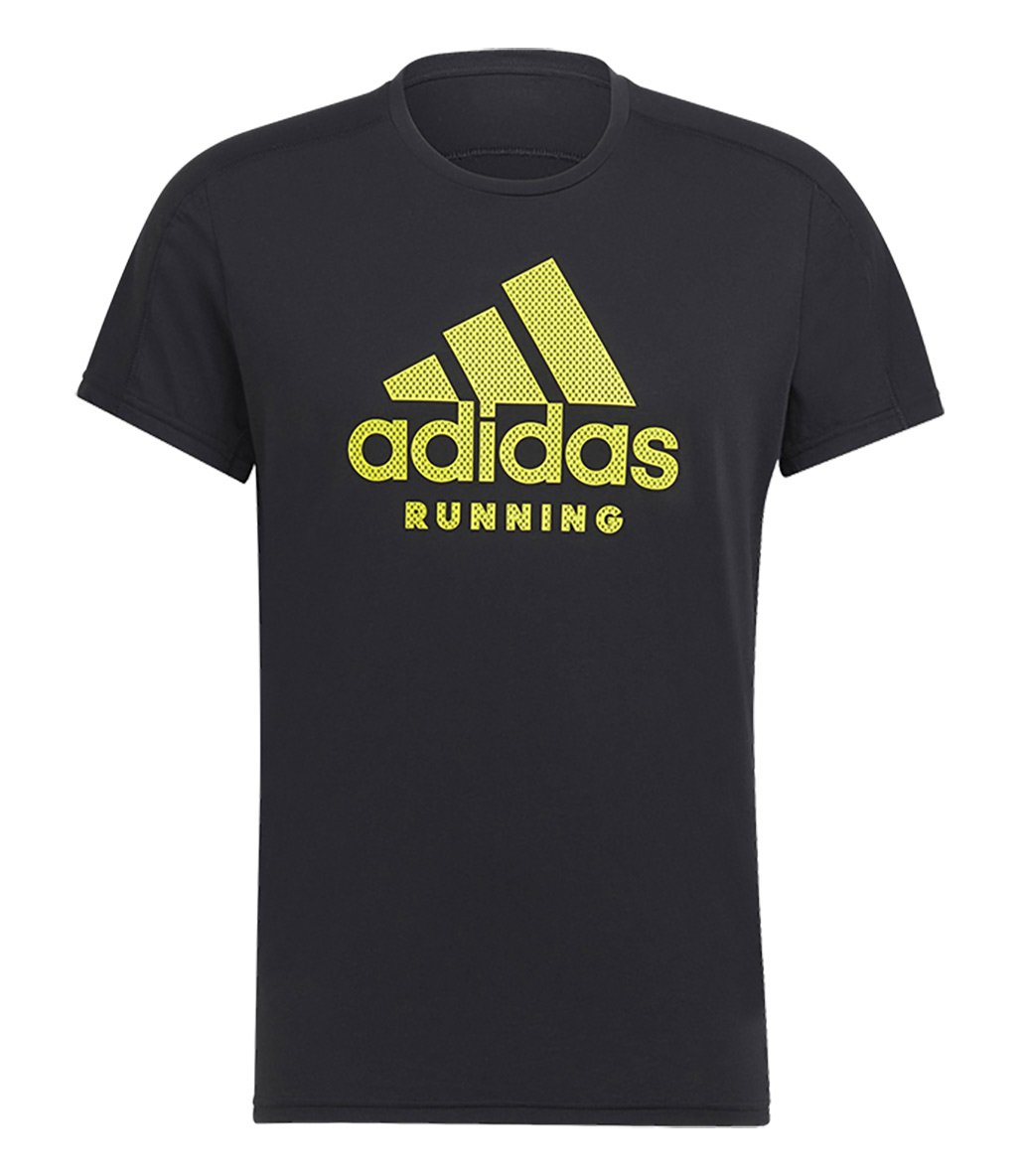 Adidas Run Logo Graphic T-Shirt Siyah