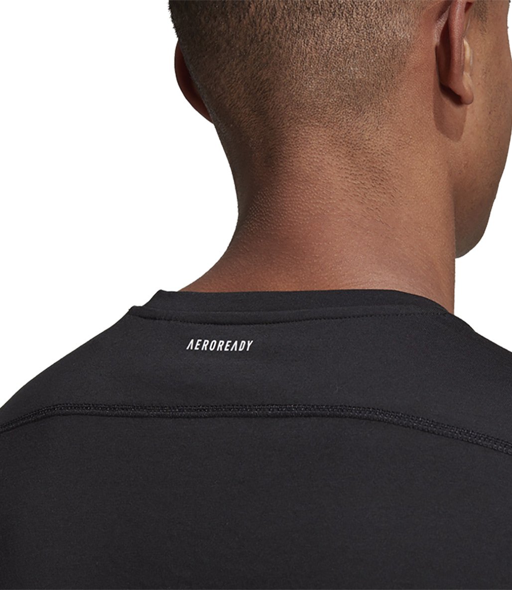 Adidas Run Logo Graphic T-Shirt Siyah
