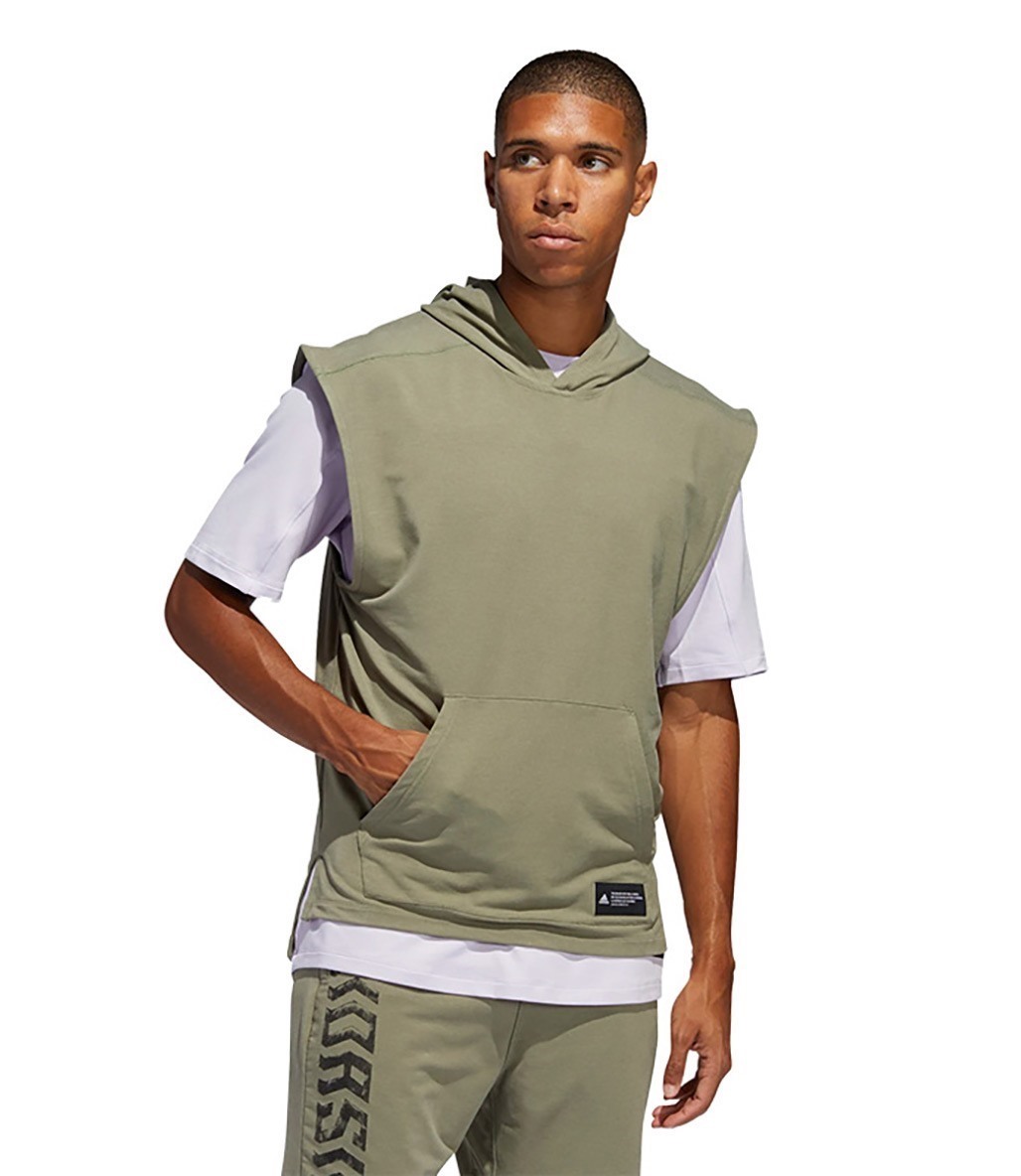 Adidas Tko Hooded Tee Kapüşonlu Kolsuz T-Shirt Haki