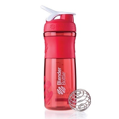 Blender Bottle Sportmixer Kırmızı Beyaz 760 ml