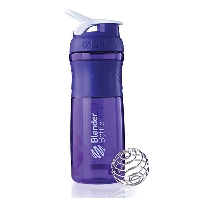 Blender Bottle Sportmixer Mor Beyaz 760 ml