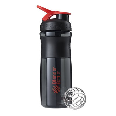 Blender Bottle Sportmixer Siyah Kırmızı 760 ml