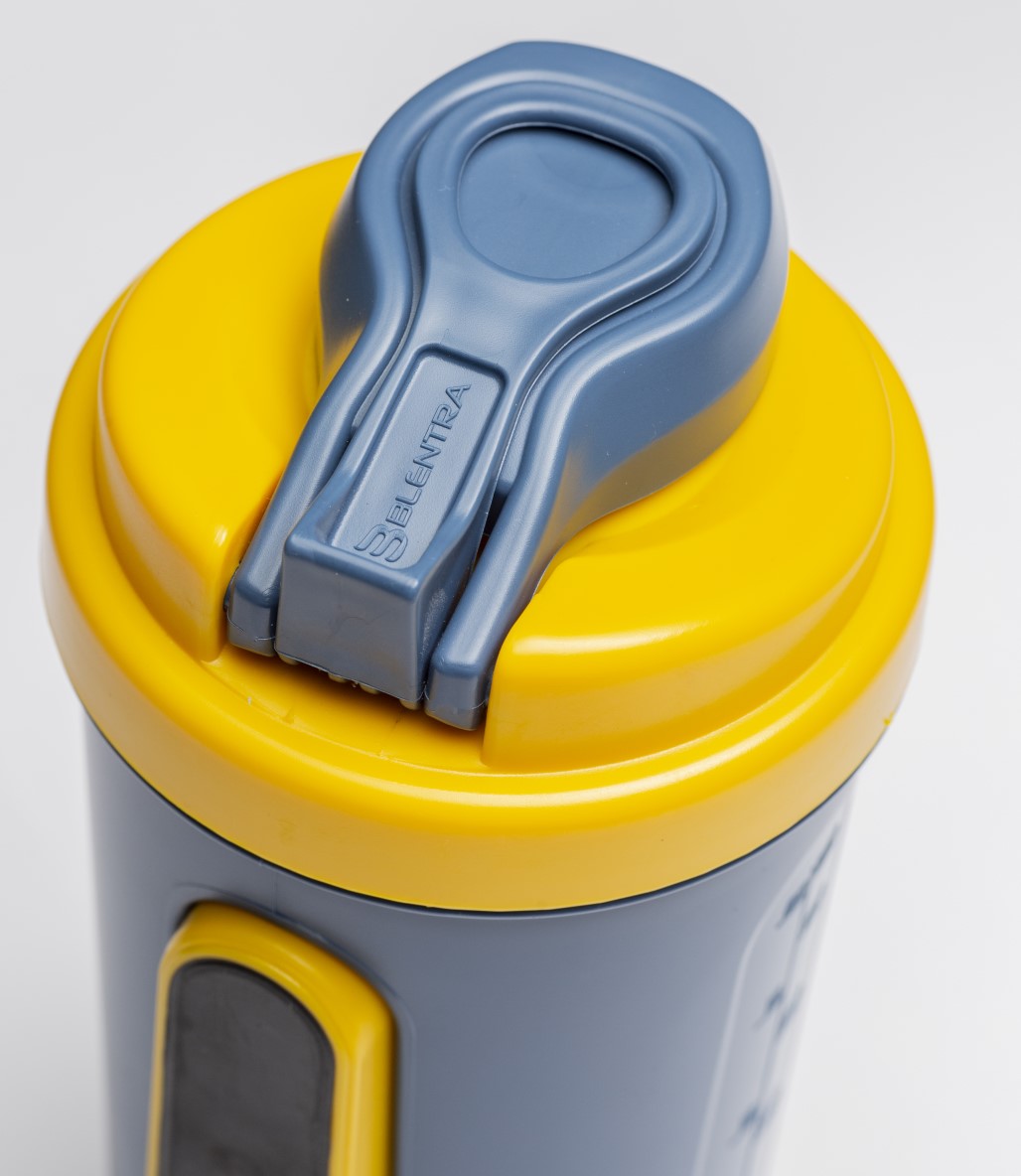 Blentra Mıknatıslı ve Telefon Tutuculu Shaker 750 ml Mavi Sarı