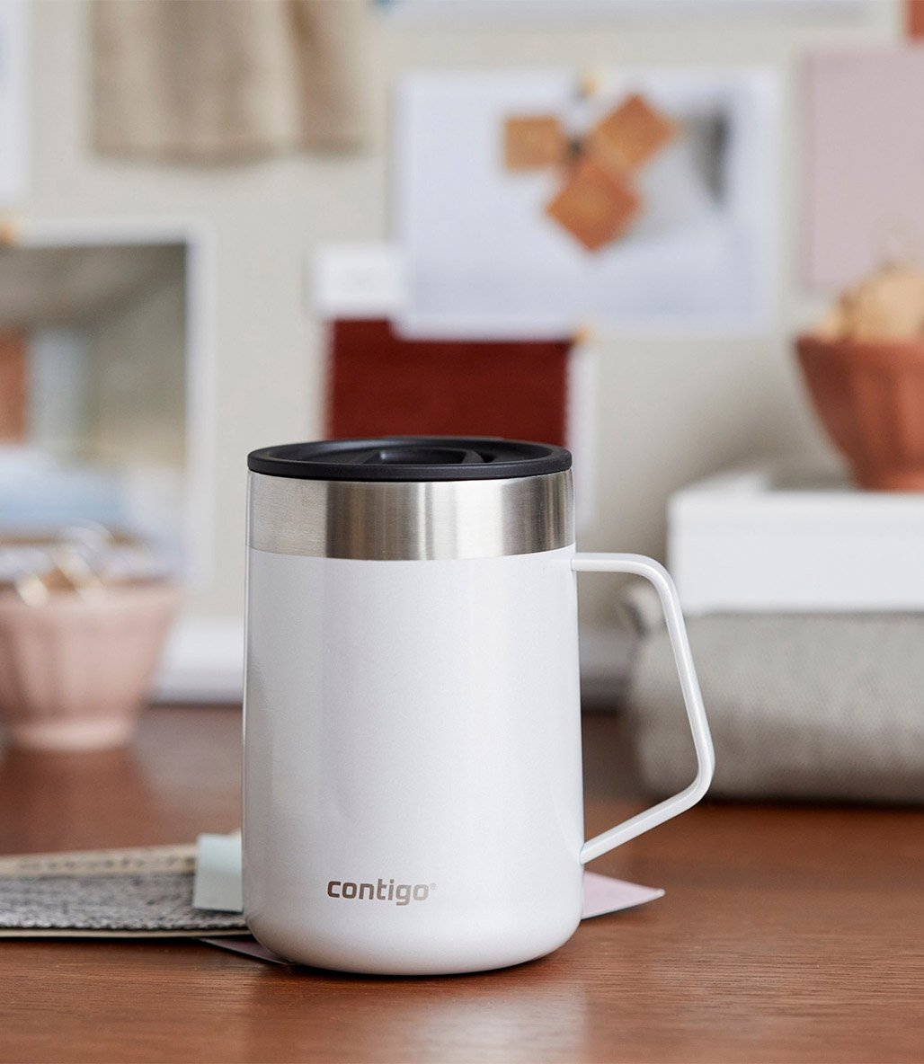Contigo Streeterville ThermaLock Vakumlu Termos Kupa 420 ml Beyaz