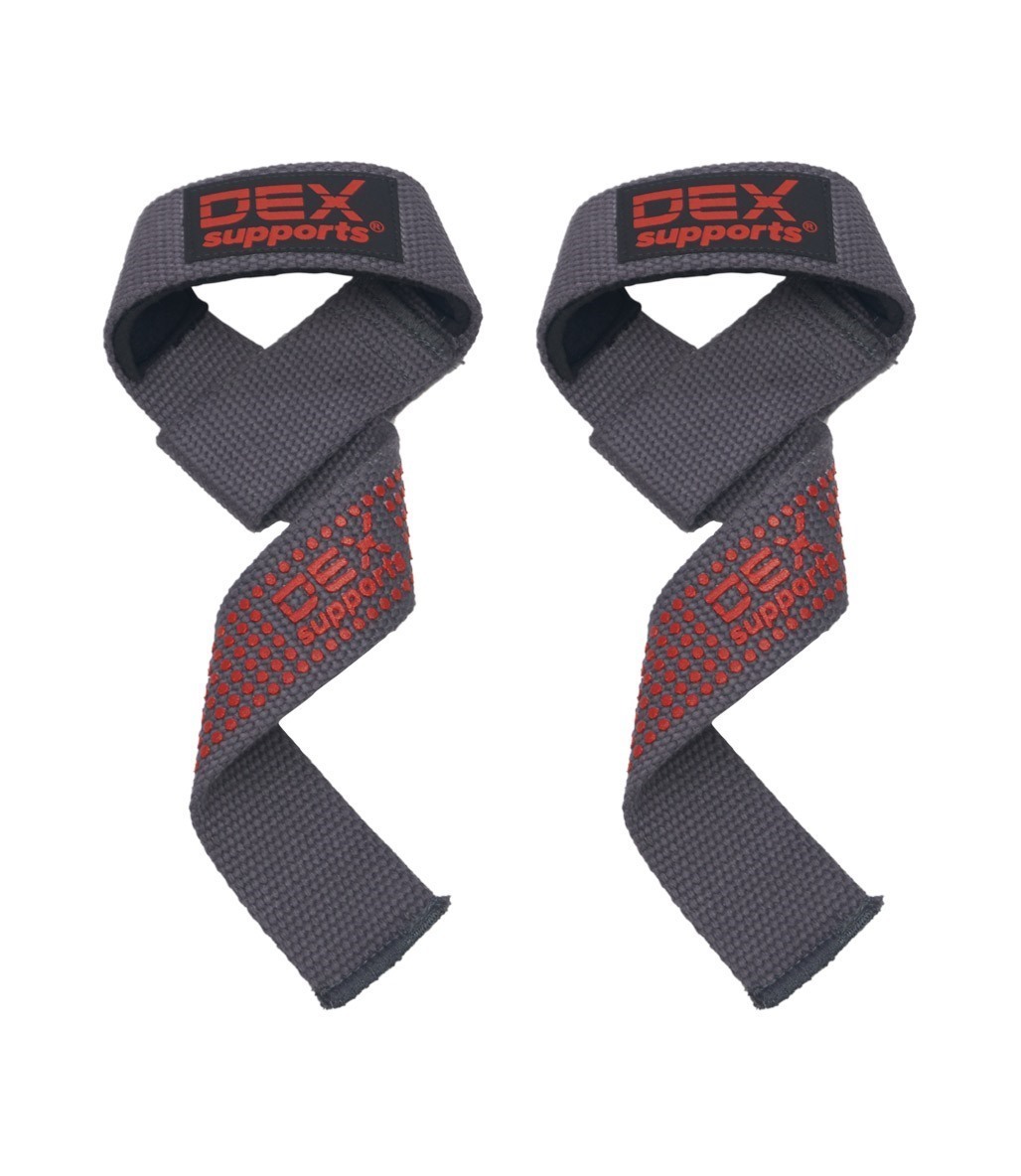 Dex Supports Lifting Strap Gri Kırmızı