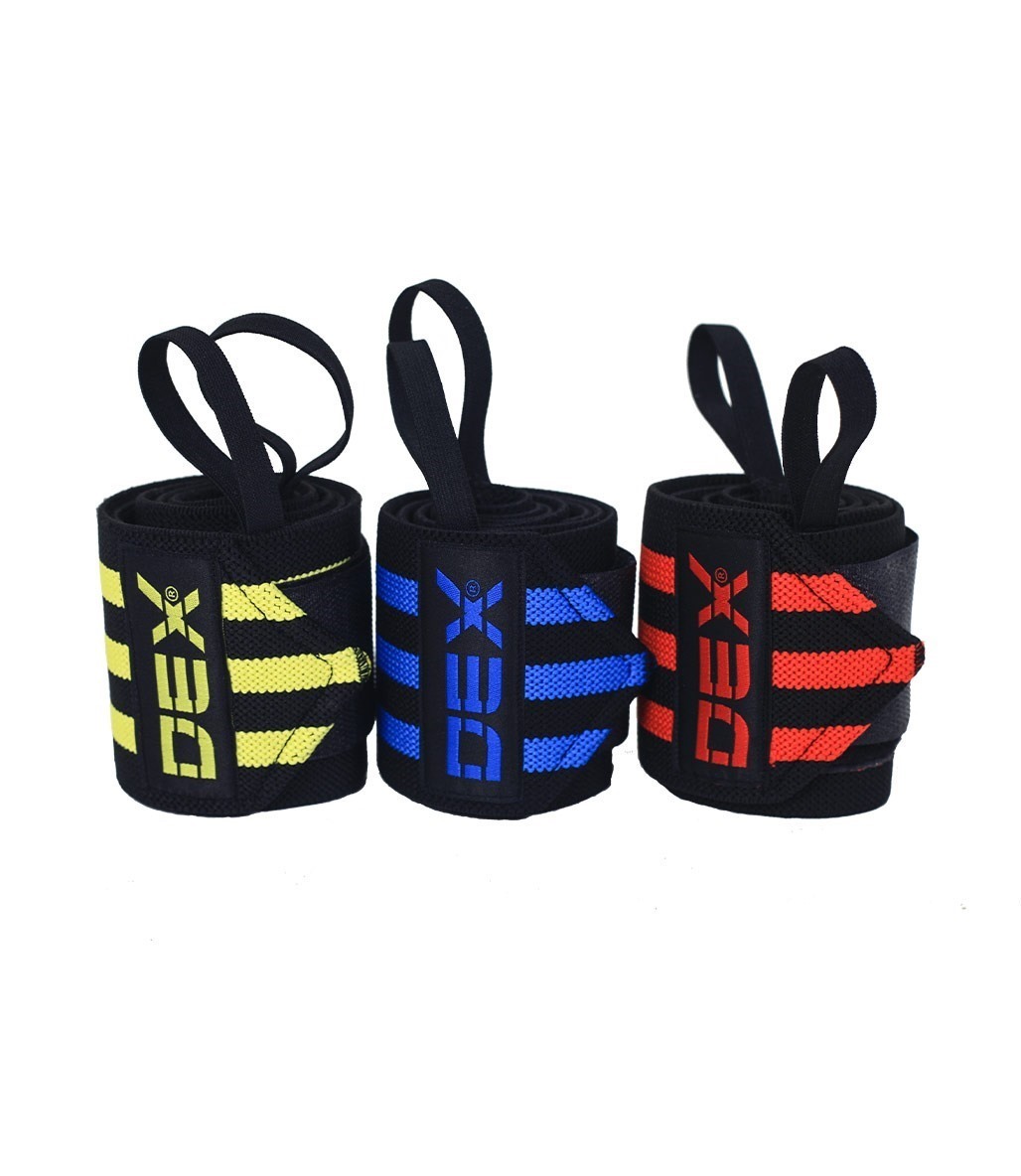 Dex Supports Wrist Wraps Siyah Mavi