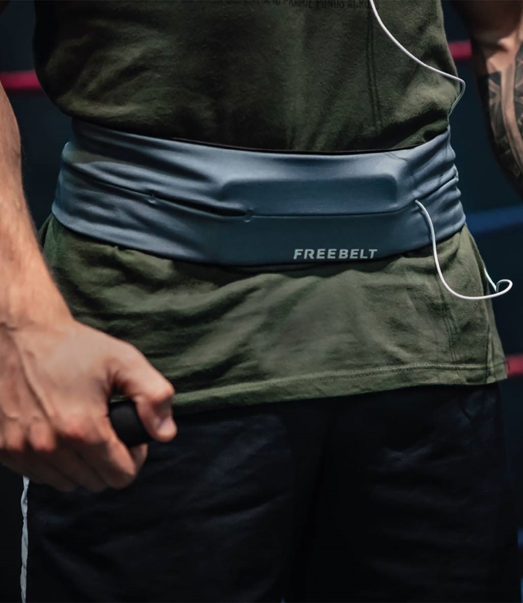 Freebelt Koşu ve Fitness Bel Kemeri Gri