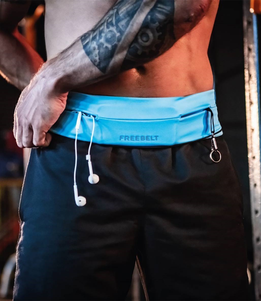 Freebelt Koşu ve Fitness Bel Kemeri Mavi