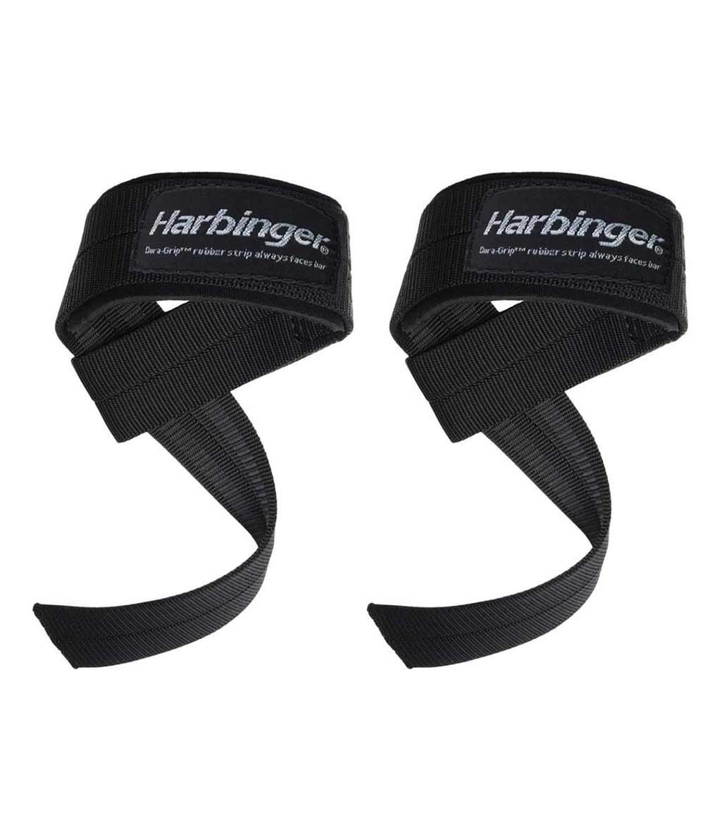 Harbinger Big Grip Padded Lifting Straps Siyah