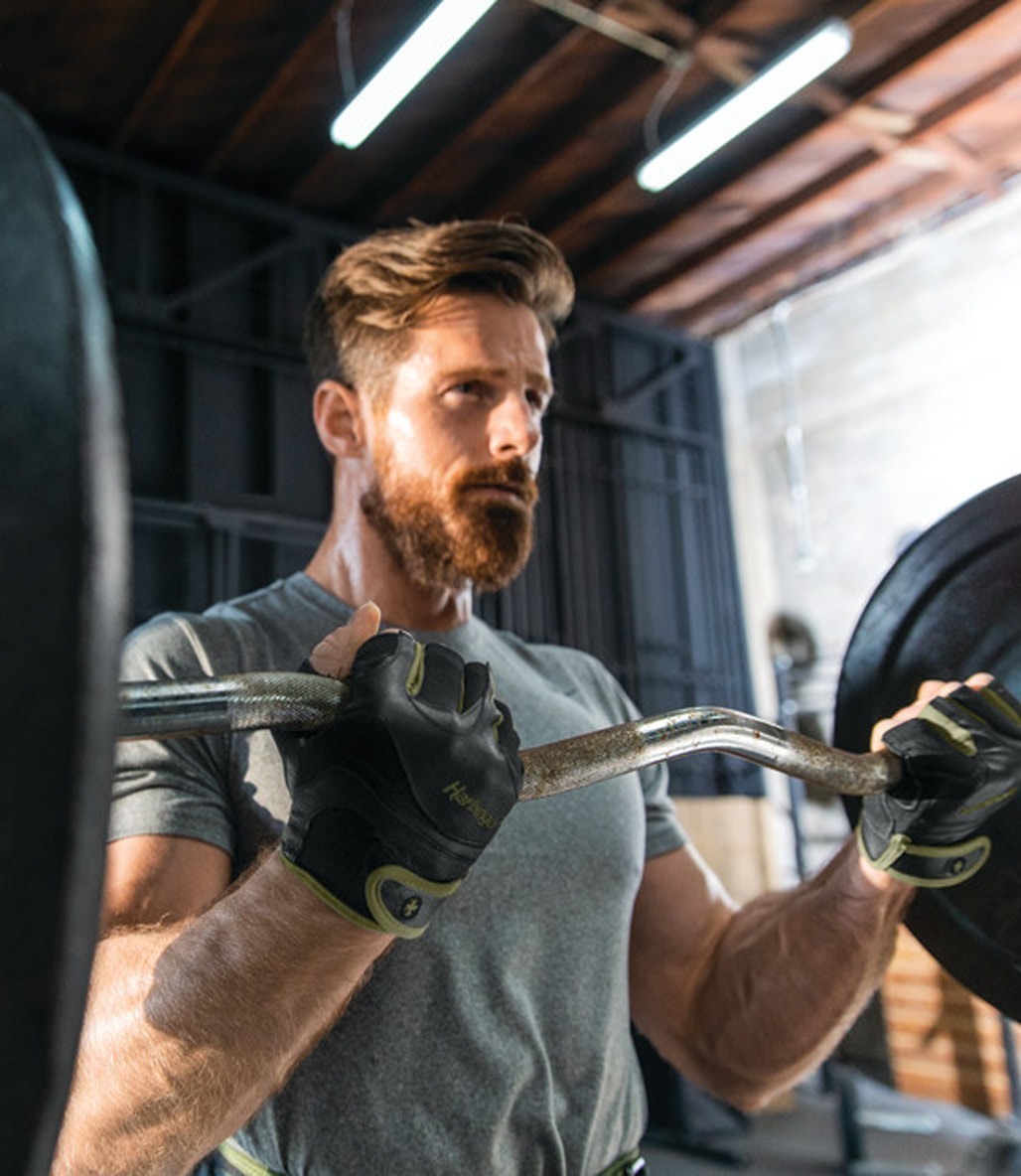 Harbinger Mens Flexfit W&D Fitness Eldiven Yeşil