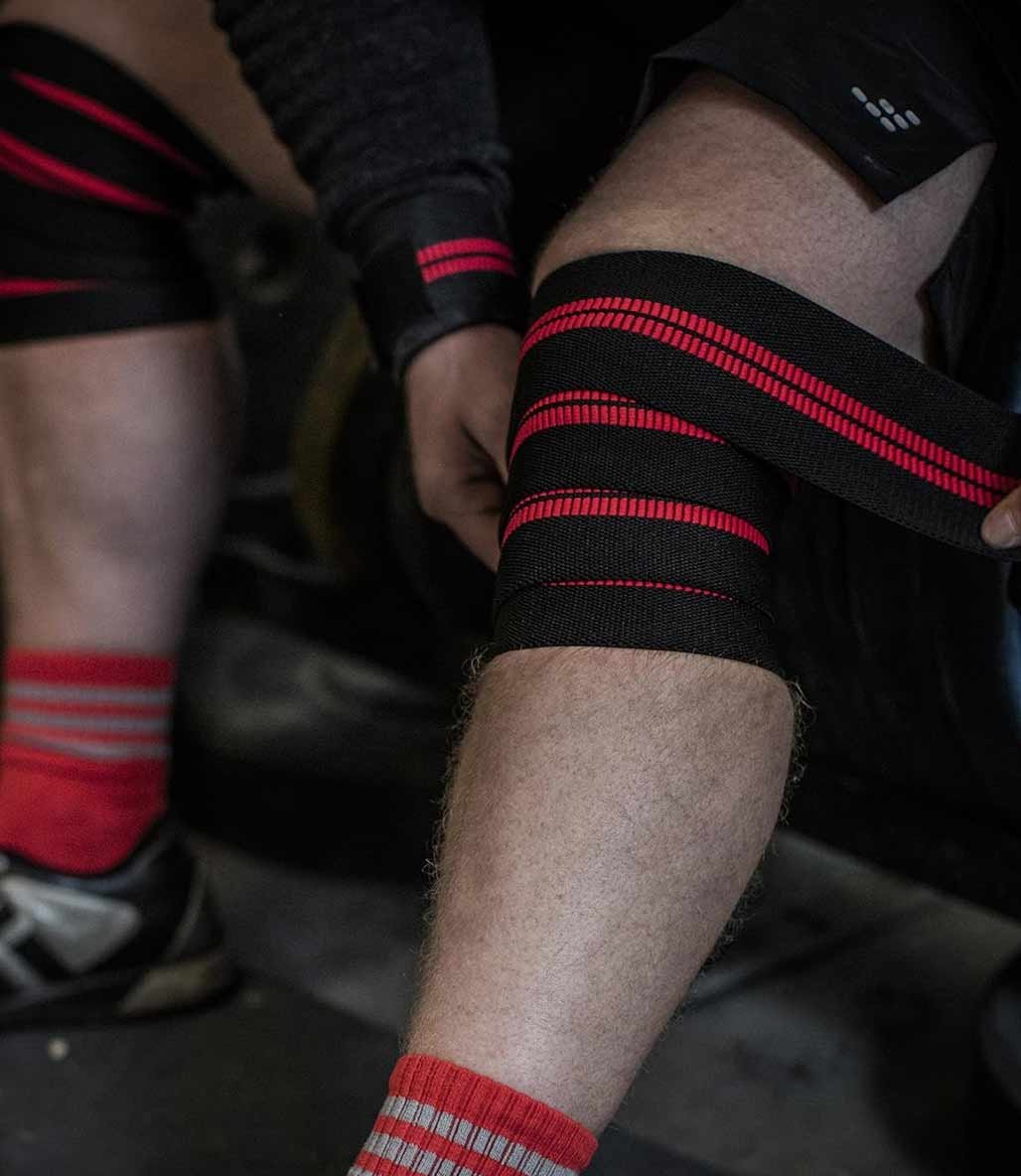 Harbinger Red Line Knee Wraps Siyah Kırmızı