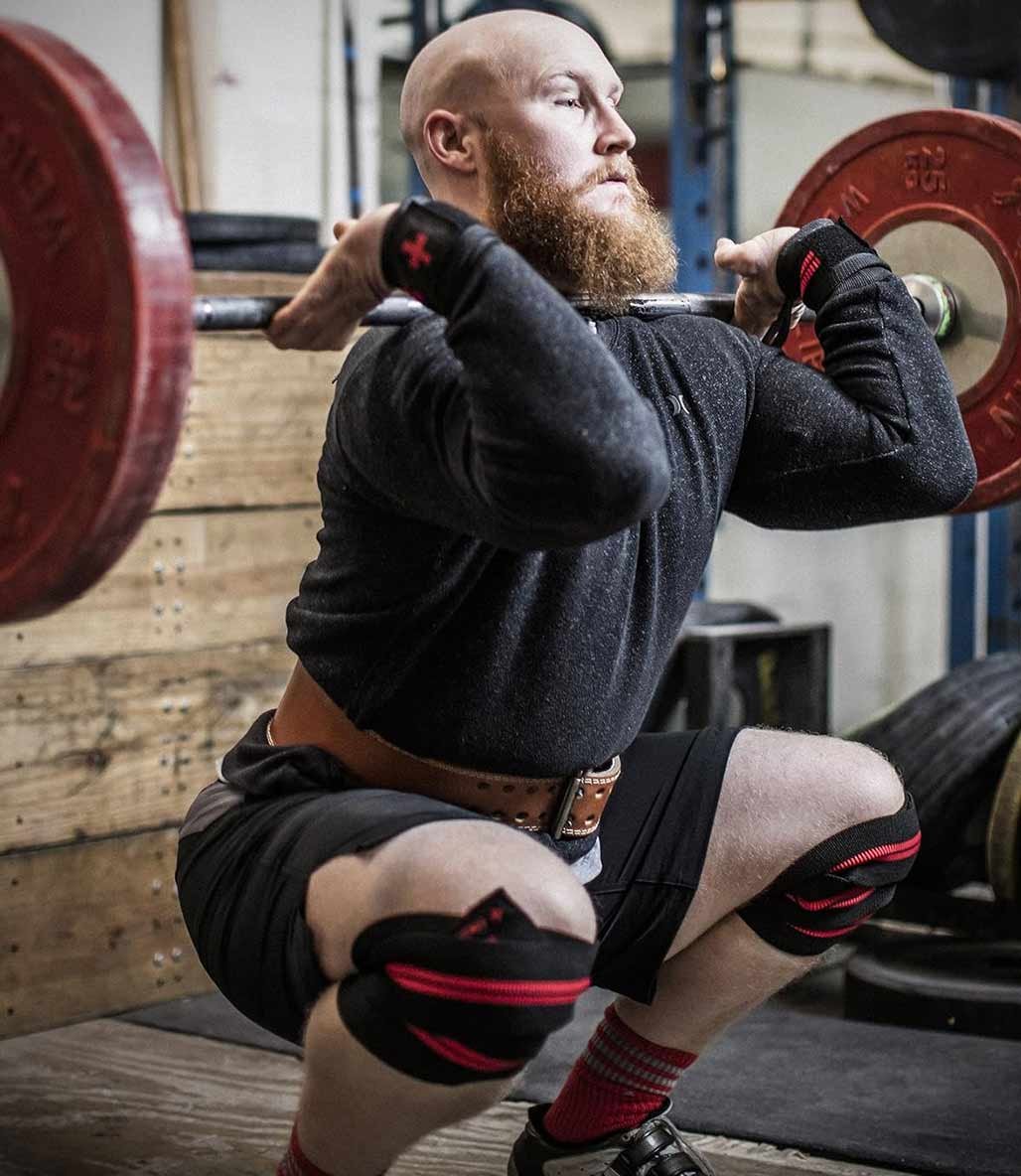 Harbinger Red Line Knee Wraps Siyah Kırmızı