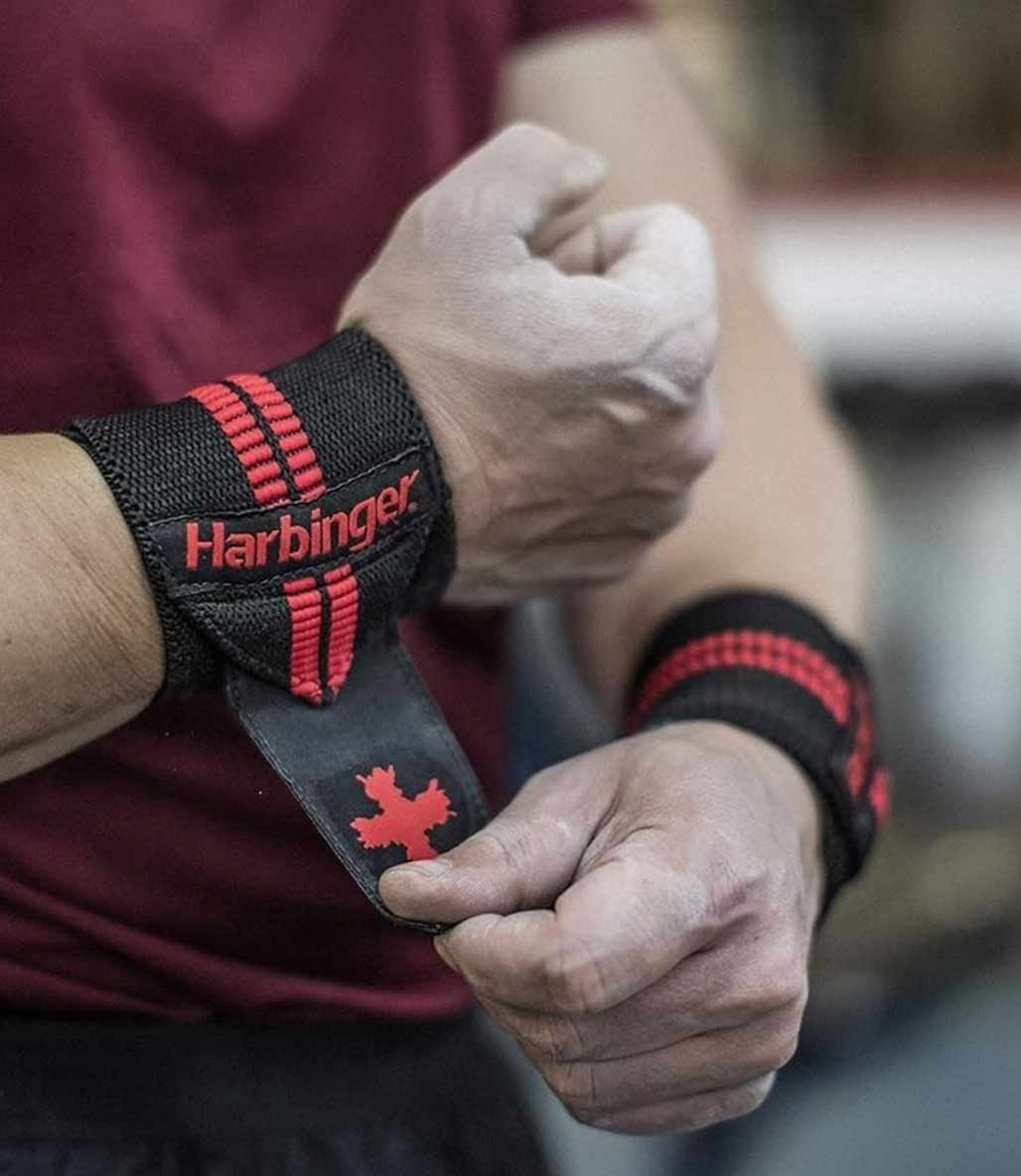 Harbinger Red Line Wrist Wraps Siyah Kırmızı