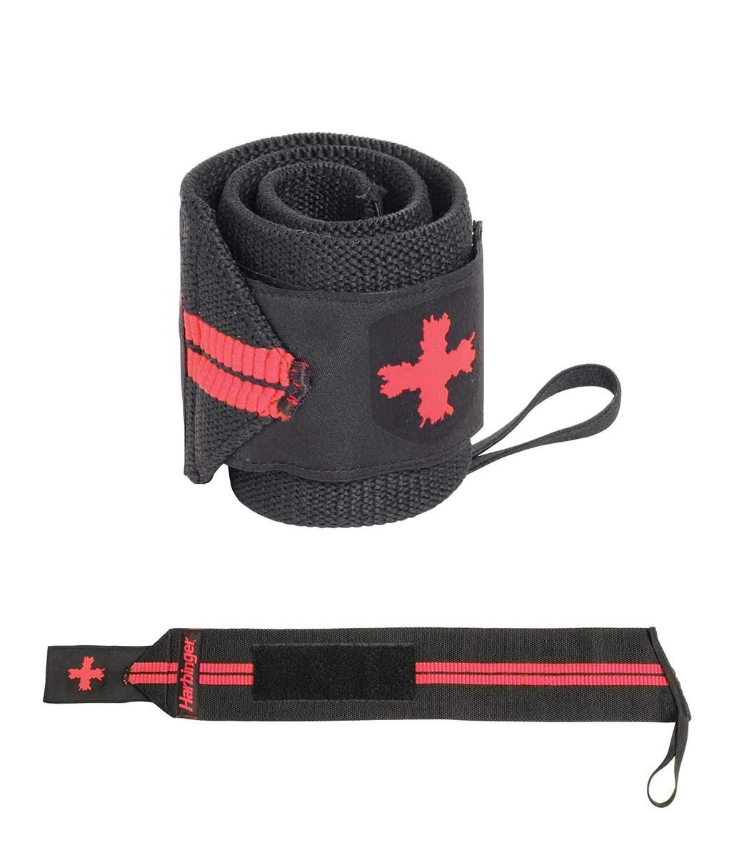 Harbinger Red Line Wrist Wraps Siyah Kırmızı