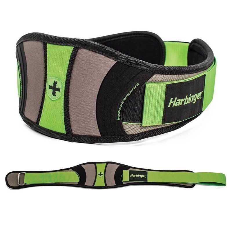 Harbinger Women's Contoured Flexfit Belt Siyah-Yeşil
