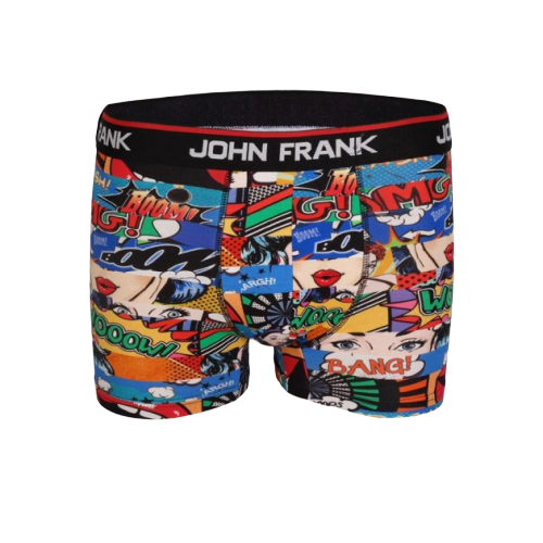 John Frank Dijital Baskılı Boxer Çok Renkli - OMG 