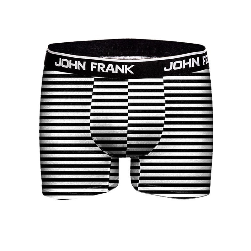 John Frank İkili Monochrome Boxer Çok Renkli 