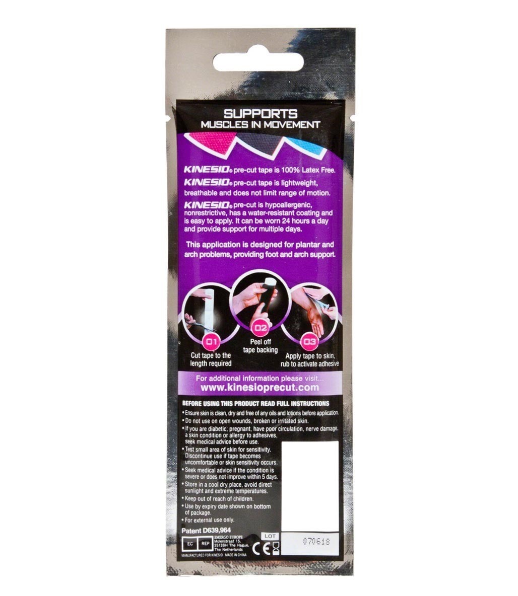 Kinesio Tape Pre-Cut Ayak Ağrı Bandı