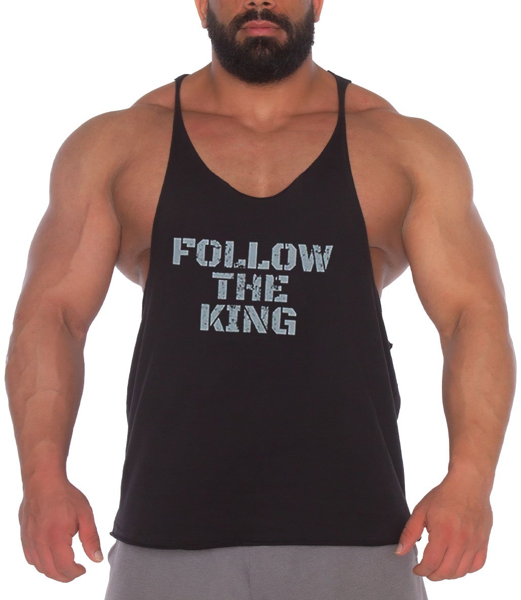 Kingsize Follow The King Antrenman Atleti Ön Baskılı Siyah