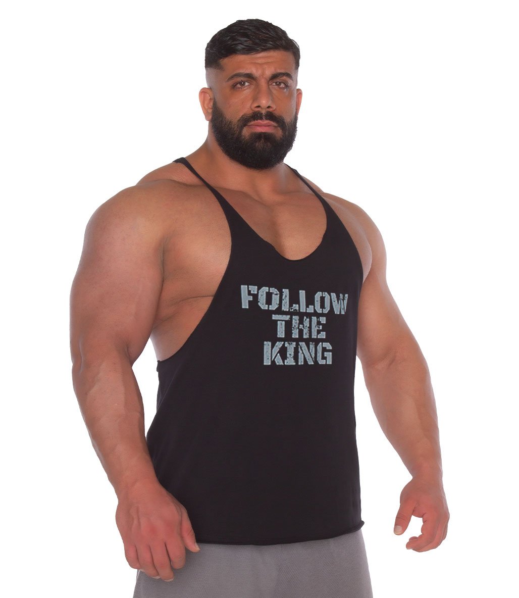 Kingsize Follow The King Antrenman Atleti Ön Baskılı Siyah