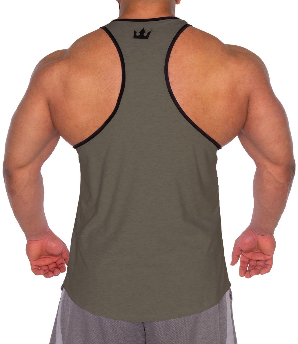 Kingsize Logolu Klasik Tanktop Haki
