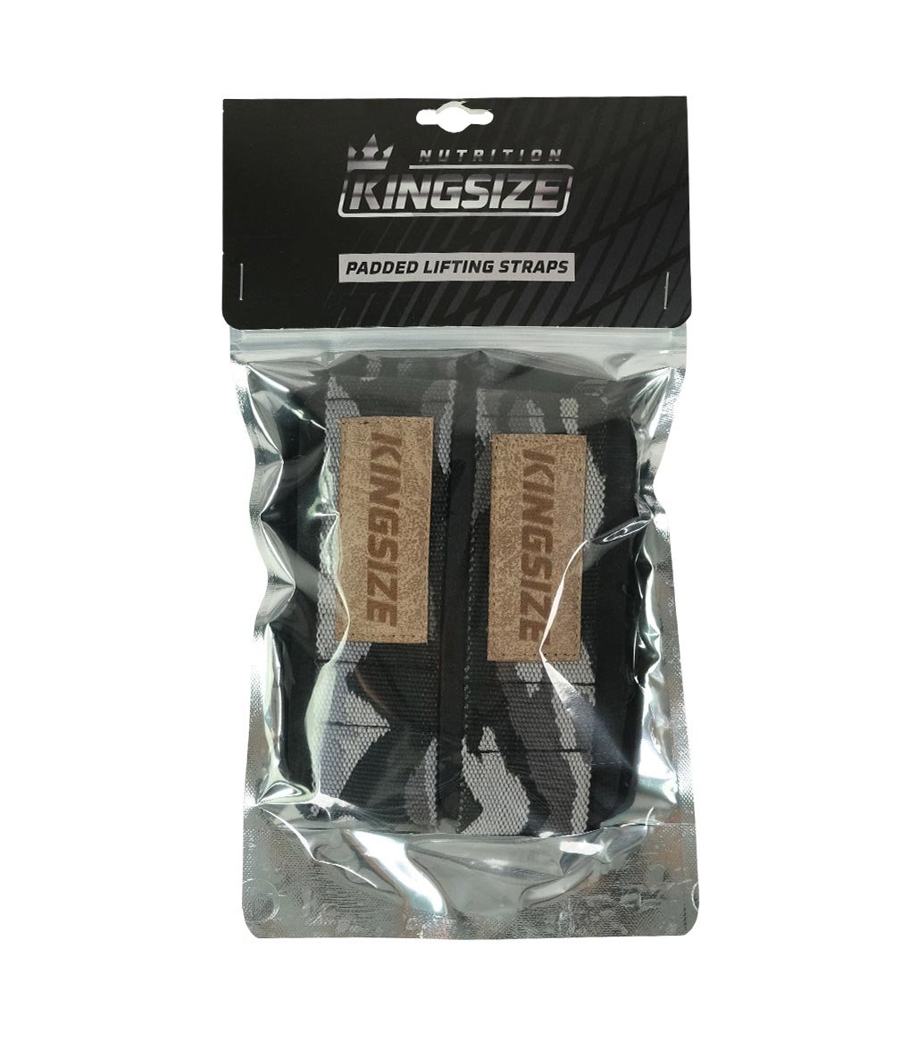 Kingsize Padded Lifting Straps Kamuflaj