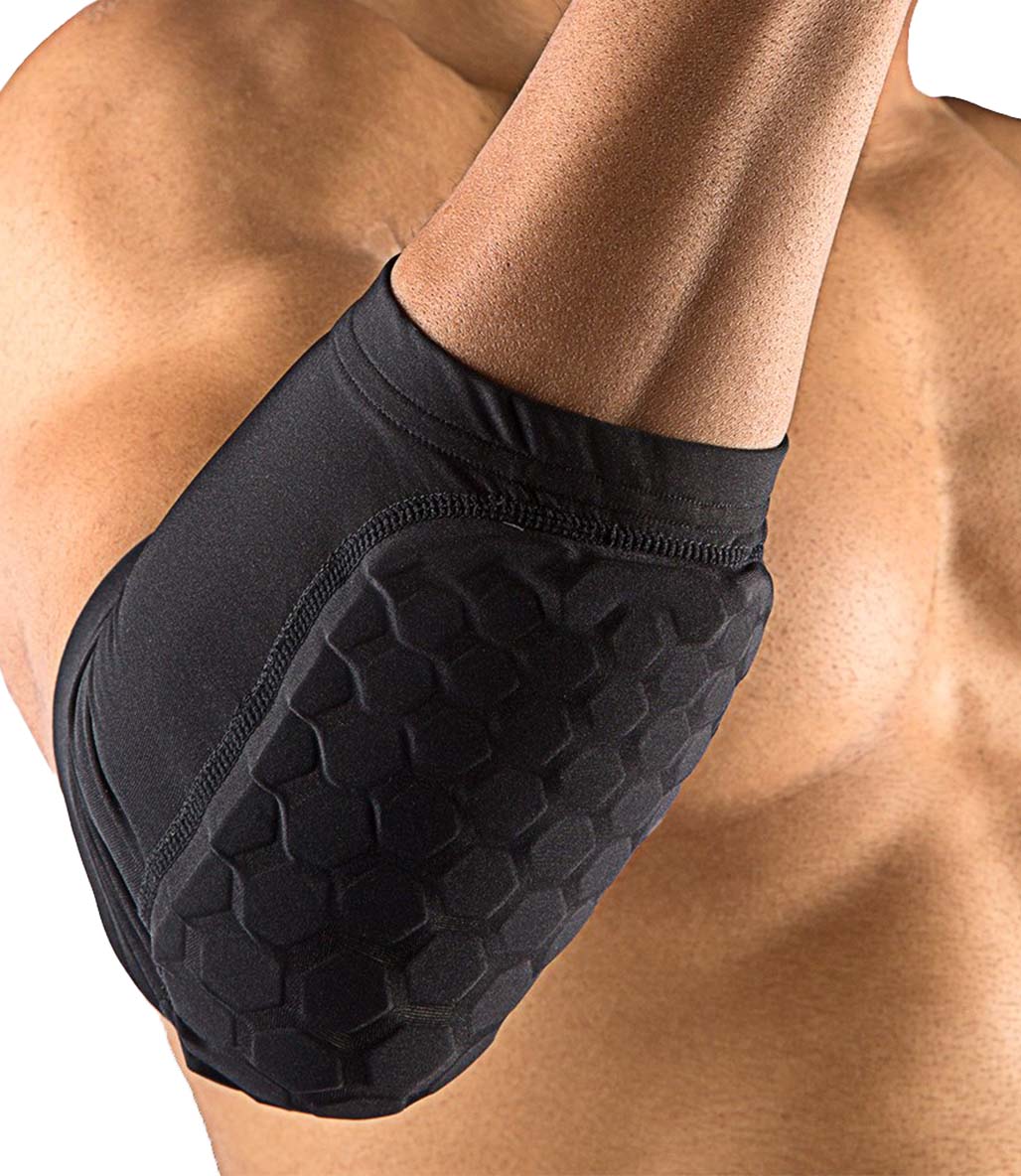 MC David Hex Pad Knee Elbow Dizlik ve Dirseklik Siyah