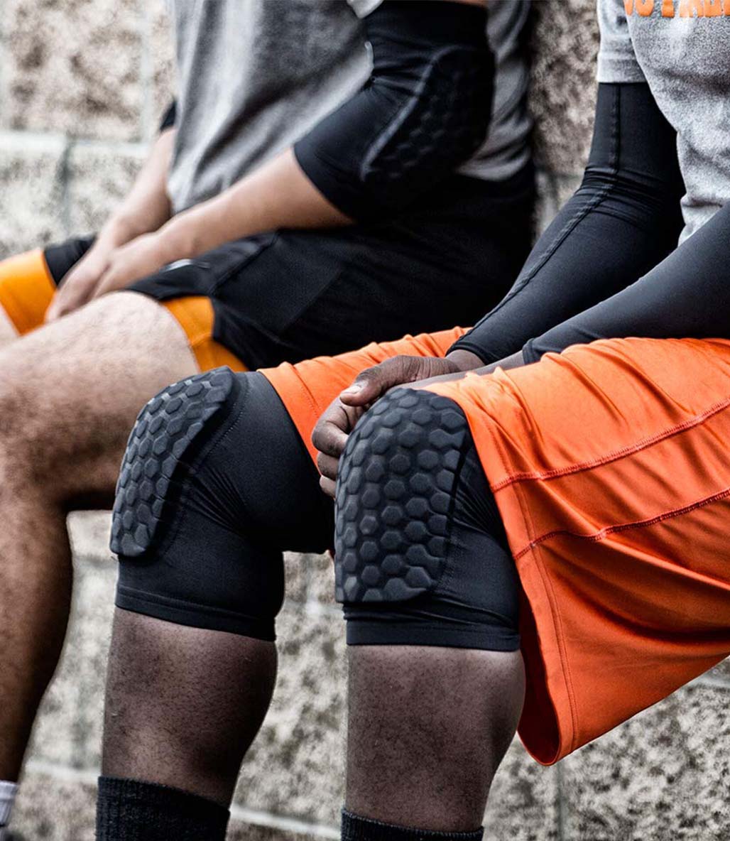 MC David Hex Pad Knee Elbow Dizlik ve Dirseklik Siyah