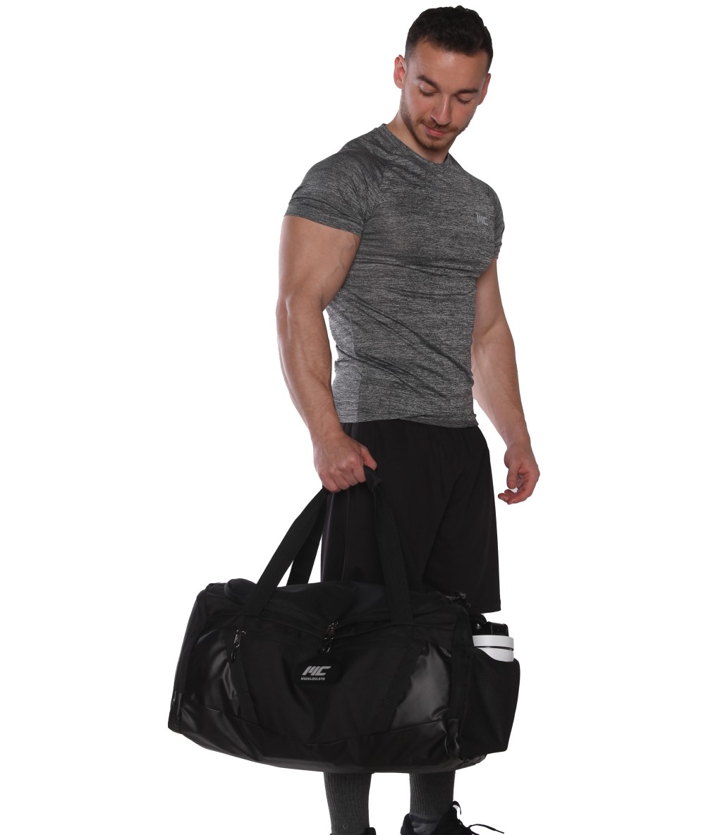 MuscleCloth Active Training Spor Çanta Siyah