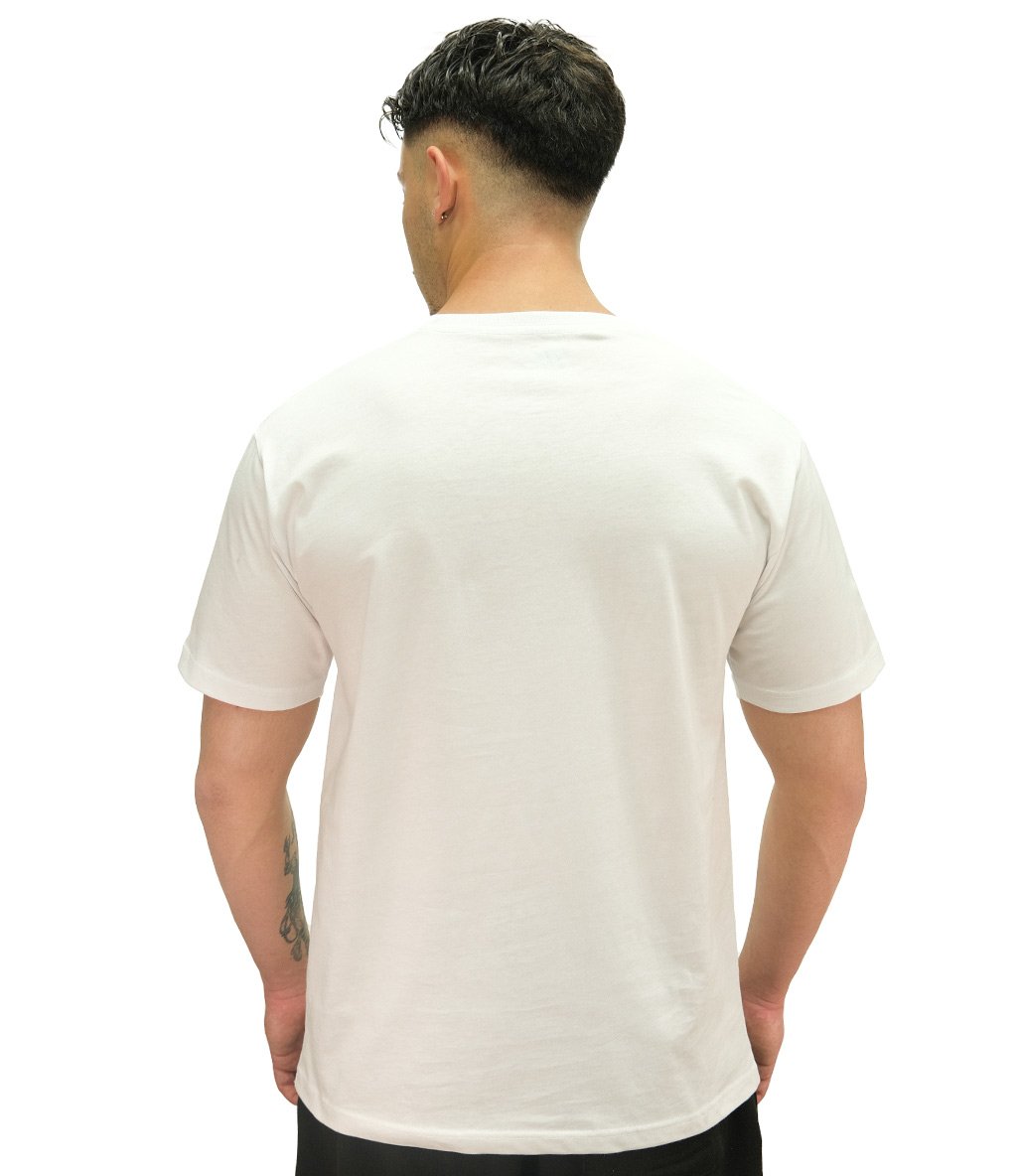 MuscleCloth Basic Kısa Kollu T-Shirt Beyaz