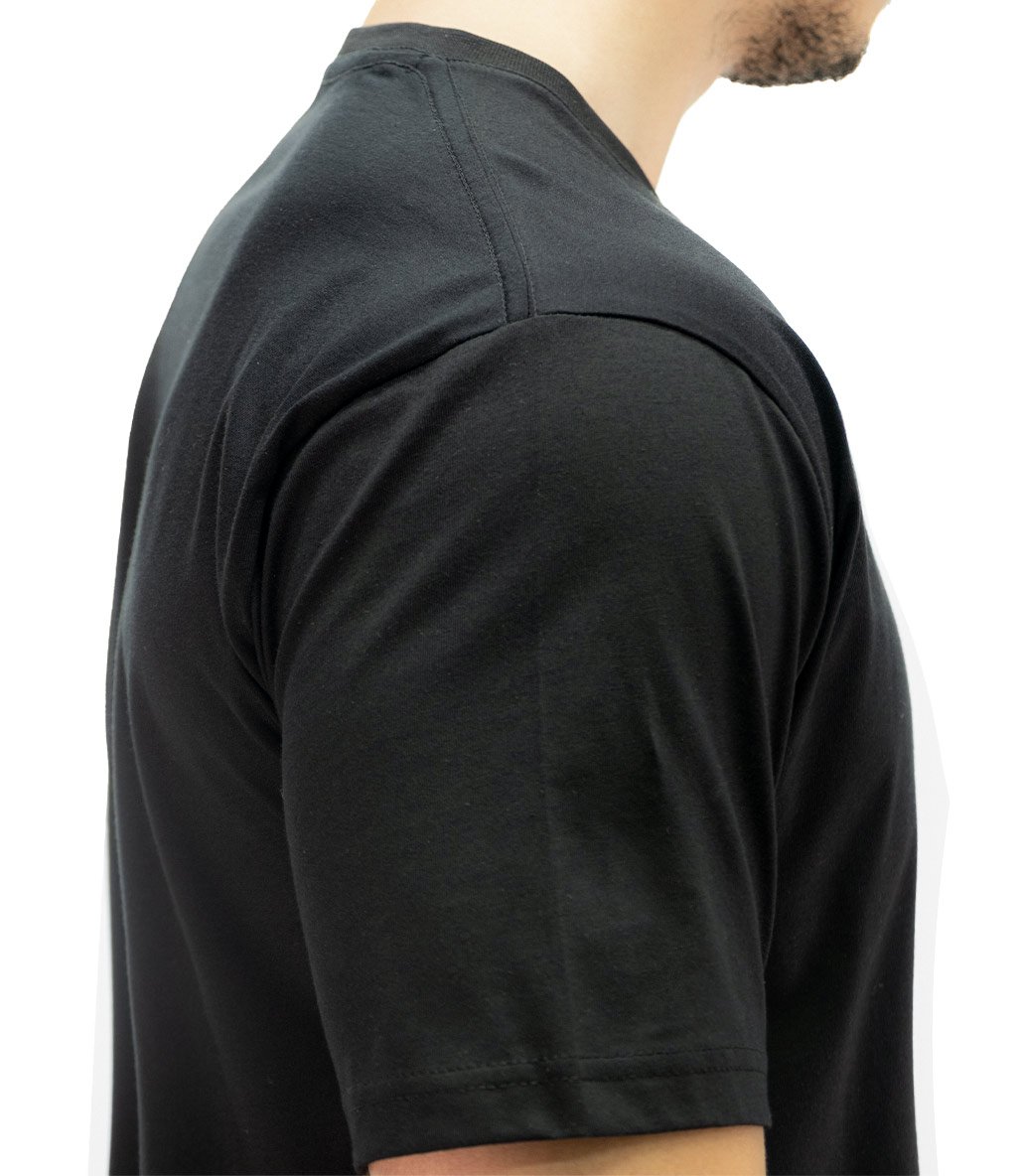 MuscleCloth Basic Kısa Kollu T-Shirt Siyah