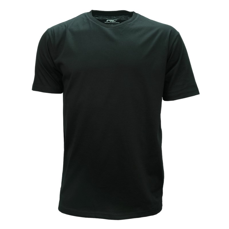 MuscleCloth Basic Kısa Kollu T-Shirt Siyah + Beyaz