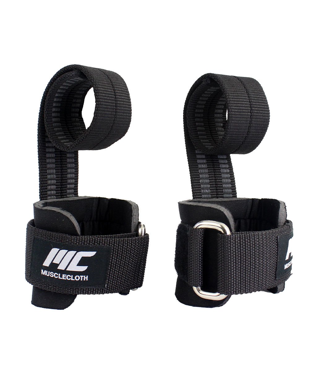 MuscleCloth Big Grip Pro Lifting Straps Siyah