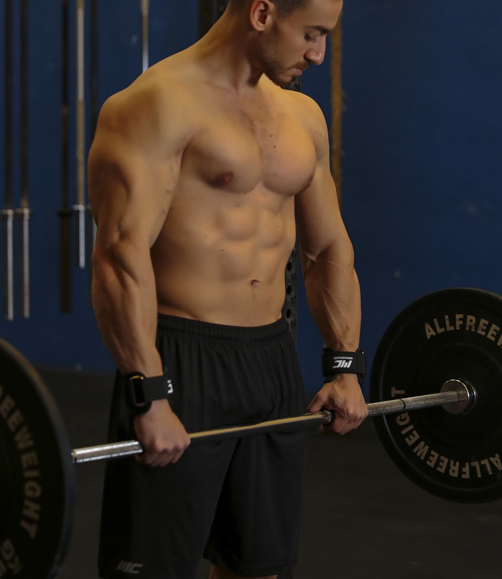 MuscleCloth Big Grip Pro Lifting Straps Siyah