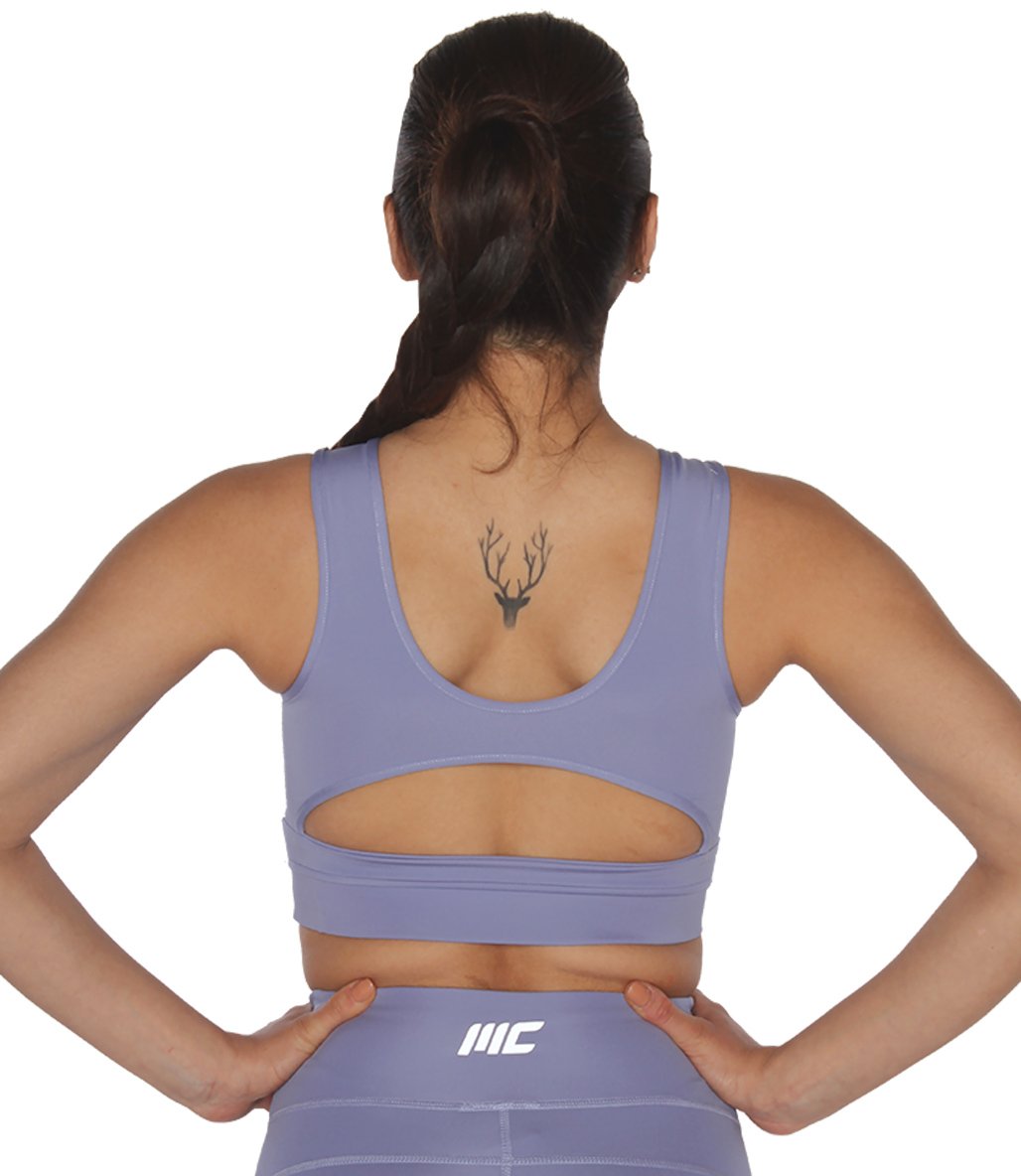 MuscleCloth Dora Sporcu Sütyeni Lila