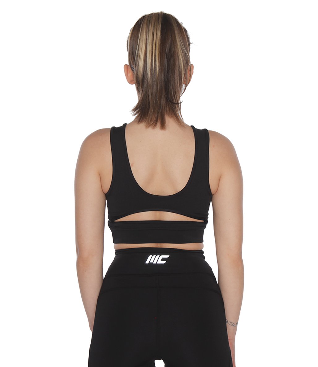 MuscleCloth Dora Sporcu Sütyeni Siyah