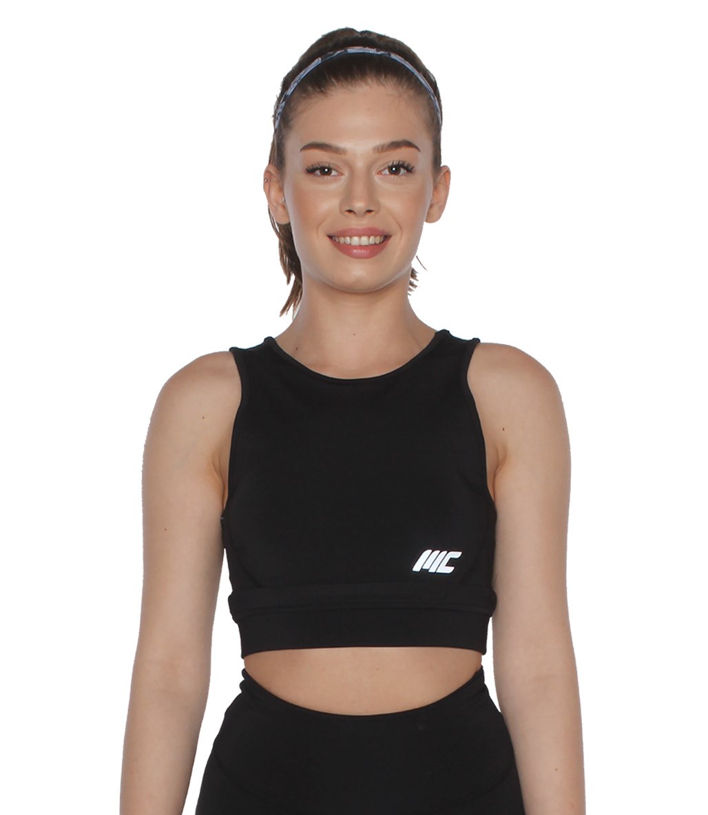 MuscleCloth Dora Sporcu Sütyeni Siyah