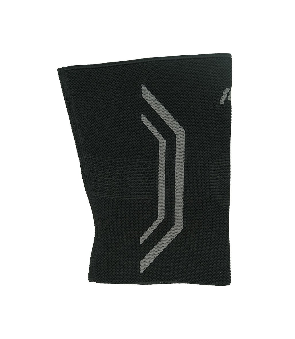 MuscleCloth Elastik Spor Dizlik Tekli Paket Siyah