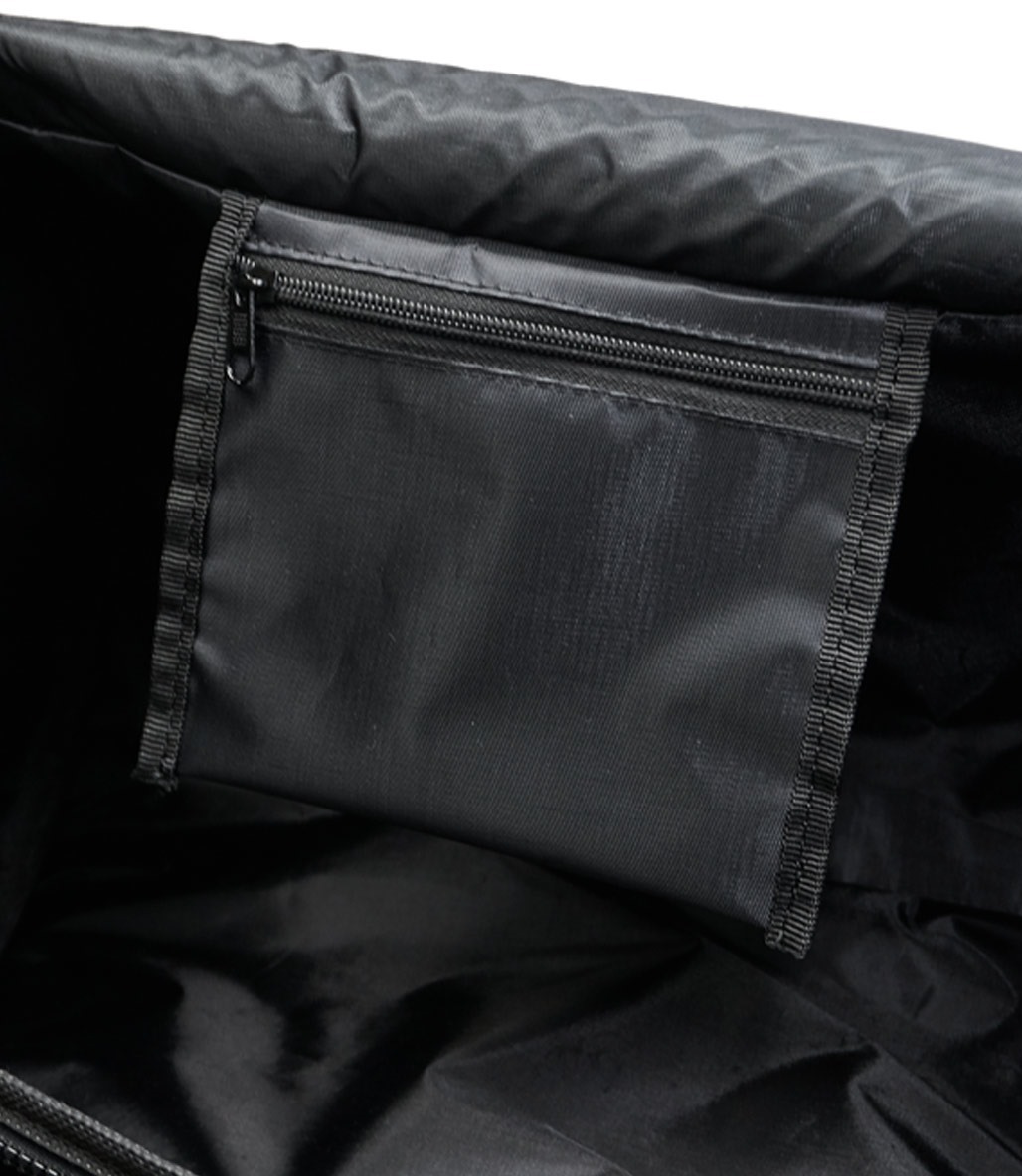MuscleCloth Elite Duffel Bag Silindir Spor Çanta Siyah