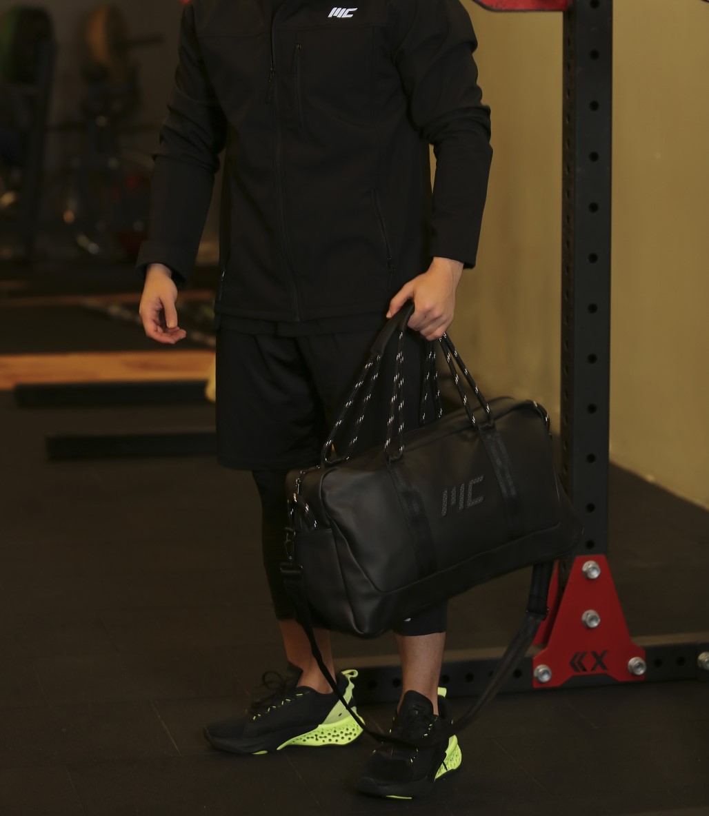 MuscleCloth Elite Kordonlu Spor Çanta Siyah