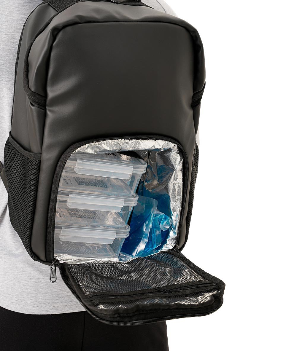 MuscleCloth Elite Termo Sırt Çantası Seti Siyah