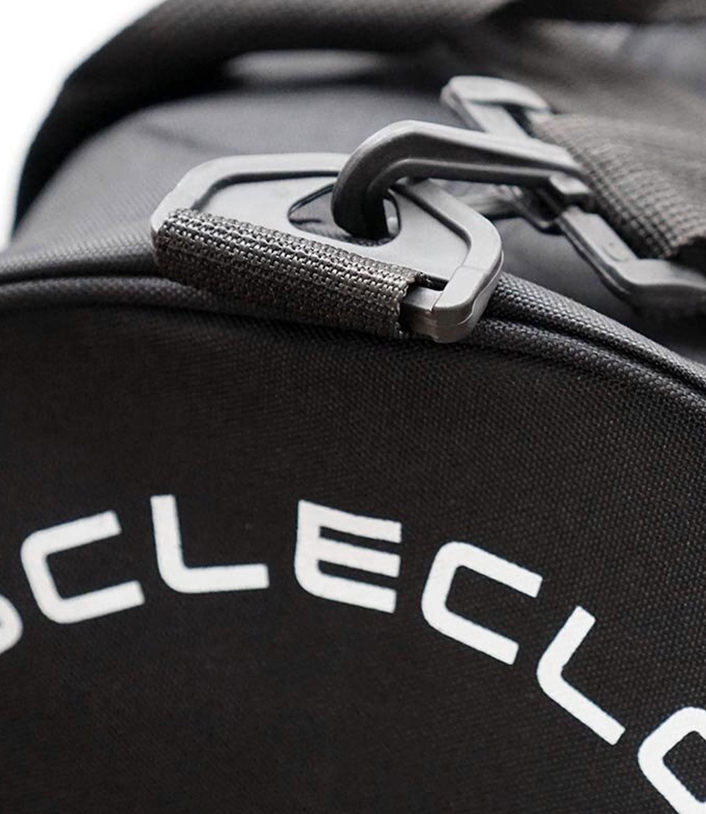 MuscleCloth Fitness Silindir Spor Çanta Siyah
