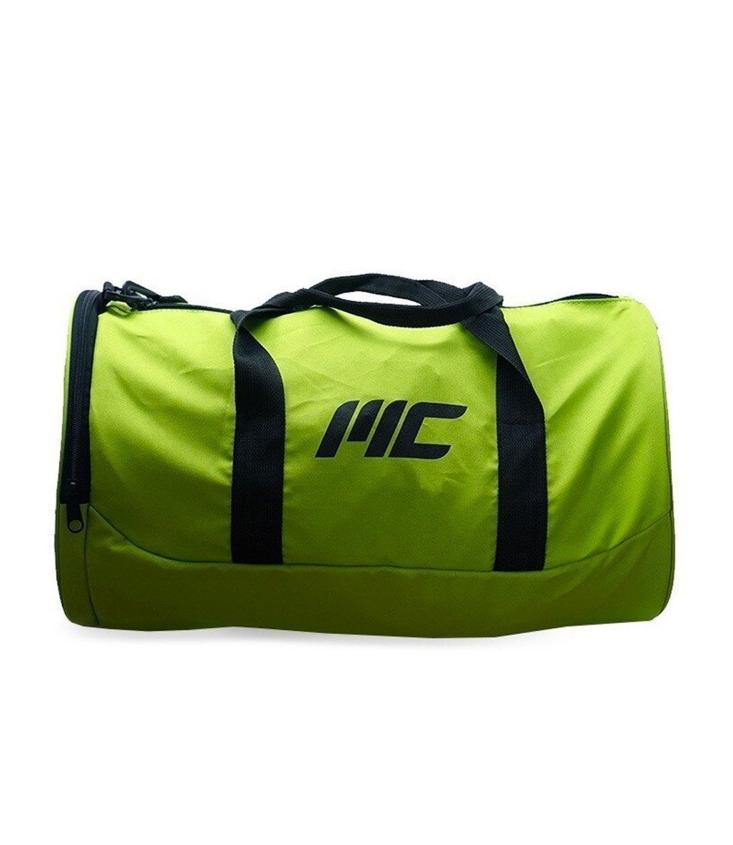 MuscleCloth Fitness Silindir Spor Çanta Yeşil