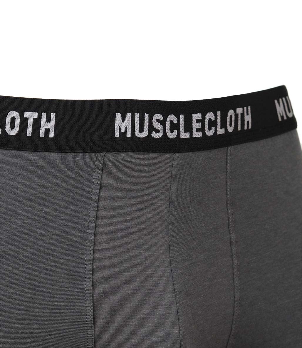 MuscleCloth Modal-X Boxer 3'Lü Paket Gri